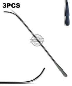 3pcs Van Buren Sounds Urethral No.16FR OB-GYN Curved Surgical Instruments