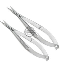 Castroviejo Straight Scissors Sharp-Sharp 4 & 4.5 Micro Surgery Tools 2Pcs