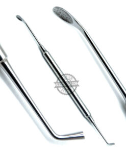 Dental Bone Spoon Grafting 4mm Surgical Double Ended Instruments