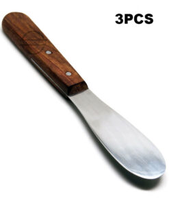 Gypsum Spatula 8" Wooden Handle Cement Spatula Dental Instruments 3pcs