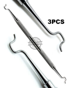 Dental Twirl-on Ligature Placing Applicator Scaler Orthodontics Instruments 3pcs