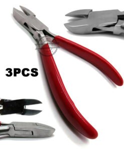 Diagonal Side Cutter Pliers 12cm Working End 2cm Jewellery Making Tools 3Pc