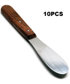 Gypsum Spatula 8 Wooden Handle Cement Spatula Dental Instruments 10pcs