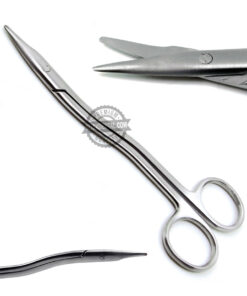 Heath Scissors S-Curved 6.25 Working End 1.25 Surgical Medical New Instruments