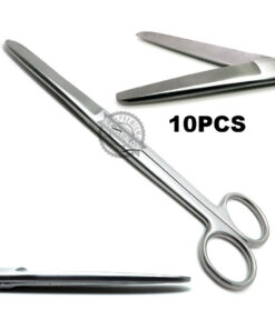 Medical 7.25 Scissor BluntBlunt First Aid Bandage EMT Instruments 10Pcs