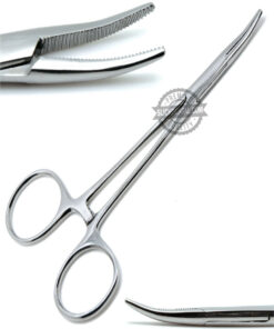Mosquito Forceps Locking Hemostat Pliers Surgical Dental Curved Instruments
