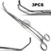 New Stansky Vena Cava Clamp 10.5 Stainless Steel Surgical Instruments 3Pcs