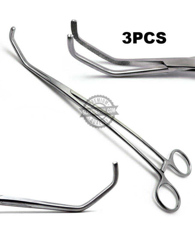 New Stansky Vena Cava Clamp 10.5 Stainless Steel Surgical Instruments 3Pcs