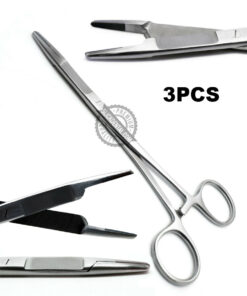 Olsen Hagar 6.5 TC Needle Holder Scissor Hemostat Surgical Tools 3Pcs