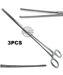 Pean Rochester Straight Forceps 12 vHemostat Surgical slick Instruments -3Pcs