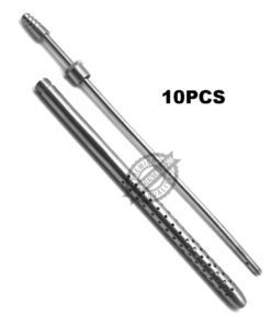 Poole Straight Suction Tube 9.25 Width 10mm Surgical Medical UPGRADED Tools 10Pcs