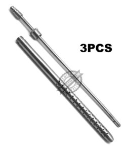 Poole Straight Suction Tube 9.25" Width 10mm Surgical UPGRADED Instruments 3Pcs