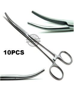 Rankin Crile Hemostat Forceps Curved 6.25 Locking Handle Surgical Tools 10Pcs