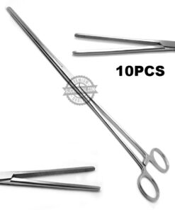 Rankin Crile Hemostat Forceps Straight 10" Surgical Instruments 10Pcs