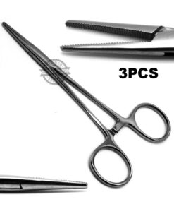 Rankin Crile Hemostat Forceps Straight 6.25" Locking Handle Surgical Tools 3Pcs