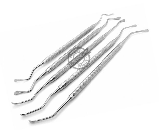 New Dental Sinus Lift Elevators Surgical Implant Double Ended Instruments 5Pcs