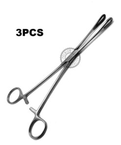 Surgical Clementson Forceps 9.5 Veterinary Stainless Steel Instruments 3Pcs