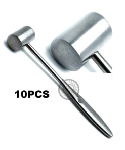 Surgical Dental Mead Mallet Hard Bone Lifting Hammer Orthodontics Instruments 10Pcs