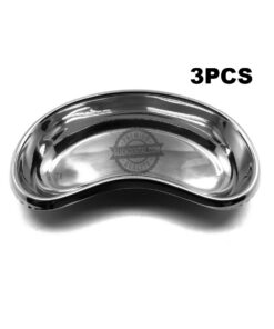 Surgical Kidney Tray Medium (8) Dental CupsTrays 3Pcs