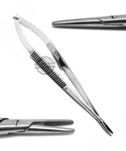 Surgical TC Castroviejo Needle Holder 7 Straight Tip 15mm Micro Instrument