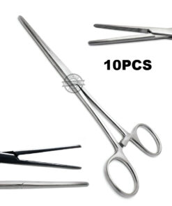 Hoarse Occluding Tube Clamp Forceps 6.25" Vertical Serrated Surgical Tools 10pcs