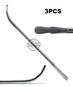 Van Buren Urethral Sounds No.22FR OB/GYN Curved Gynecology Instruments 3pcs